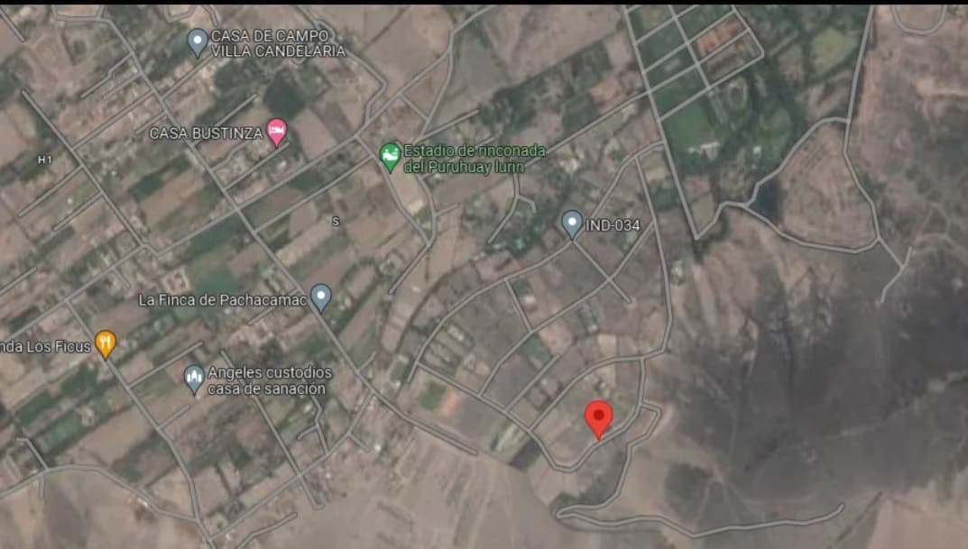 SE VENDE TERRENO PARA CASA DE CAMPO EN PACHACAMAC FINCA MARIA